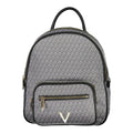 Black Polyurethane Women's Backpack