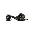 Black Polyurethane Women's Sandal
