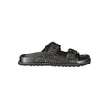 Black Polyurethane Women's Slipper