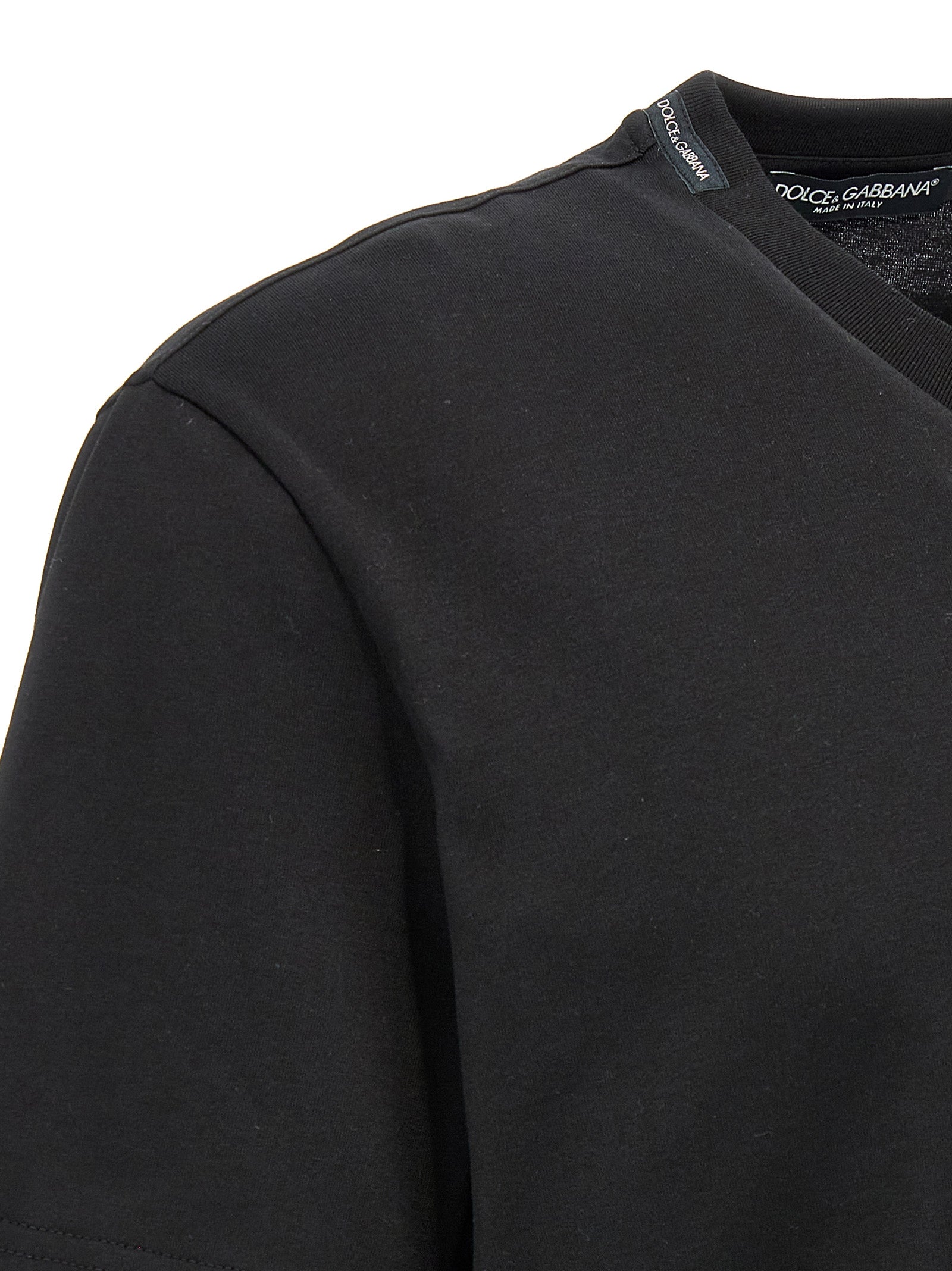 Black Cotton T-Shirt