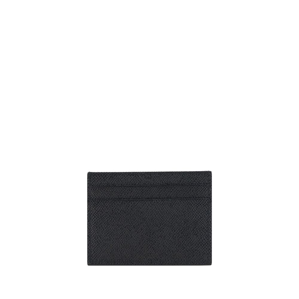 DOLCE & GABBANA Black Calf Leather Bos Taurus Wallet