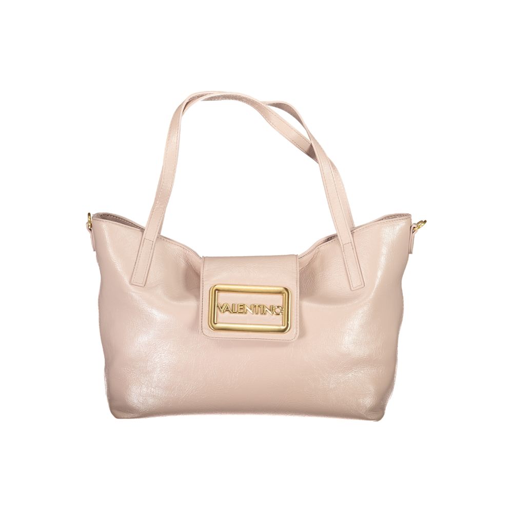 MARIO VALENTINO Pink Polyurethane Women's Bag for Versatile Chic Styles