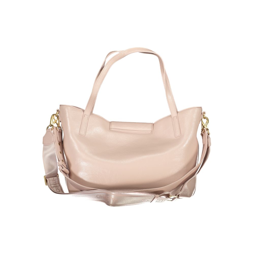 MARIO VALENTINO Pink Polyurethane Women's Bag for Versatile Chic Styles
