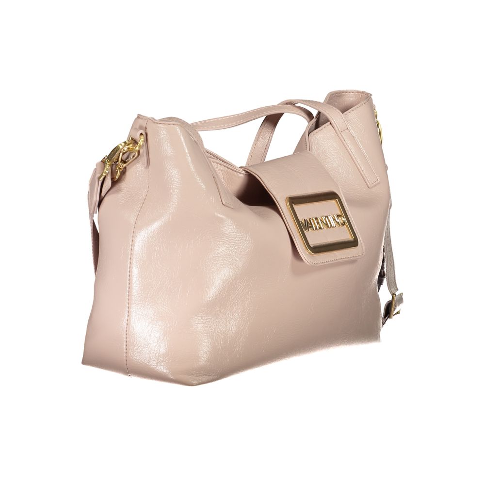 MARIO VALENTINO Pink Polyurethane Women's Bag for Versatile Chic Styles