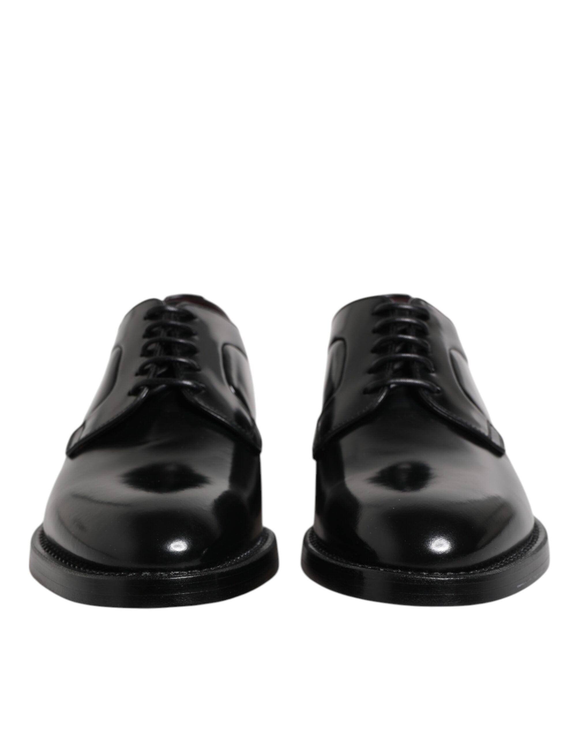 Black Leather Lace Up Derby Dress Formal Shoes