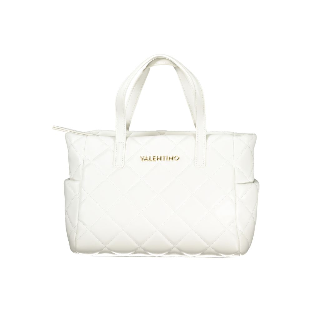 MARIO VALENTINO White Polyurethane Women's Bag