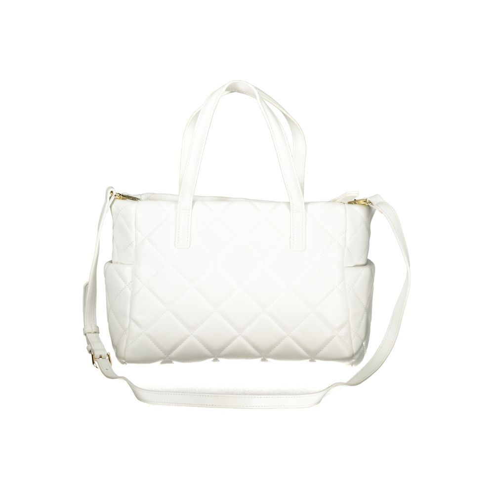 MARIO VALENTINO White Polyurethane Women's Bag